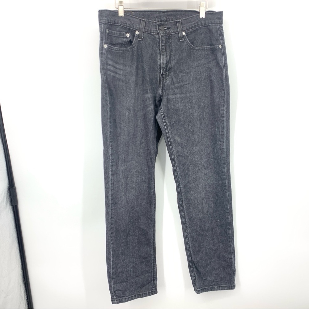 Levis Men Size 32 x 30 Jeans Black Denim Pants 541 Athletic Fit Straight Stretch